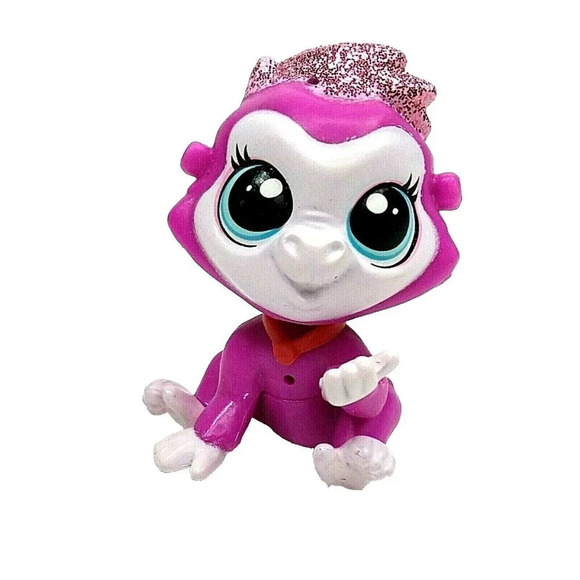 Lot of 5 Littlest Pet Shop LPS Hamster Monkey Chipmunk Mouse Dog Toy Mini Animal - Picture 11 of 16